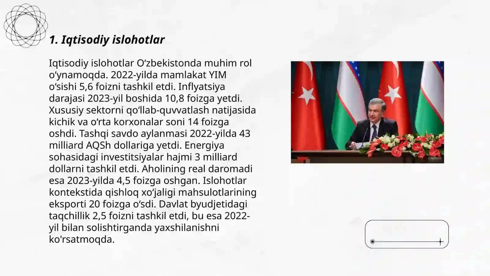 Iqtisodiy islohotlar 3