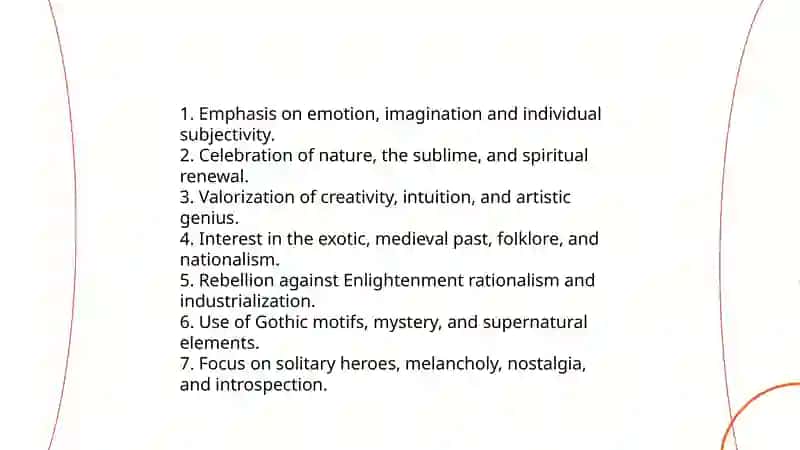 World Literature romanticism period 3