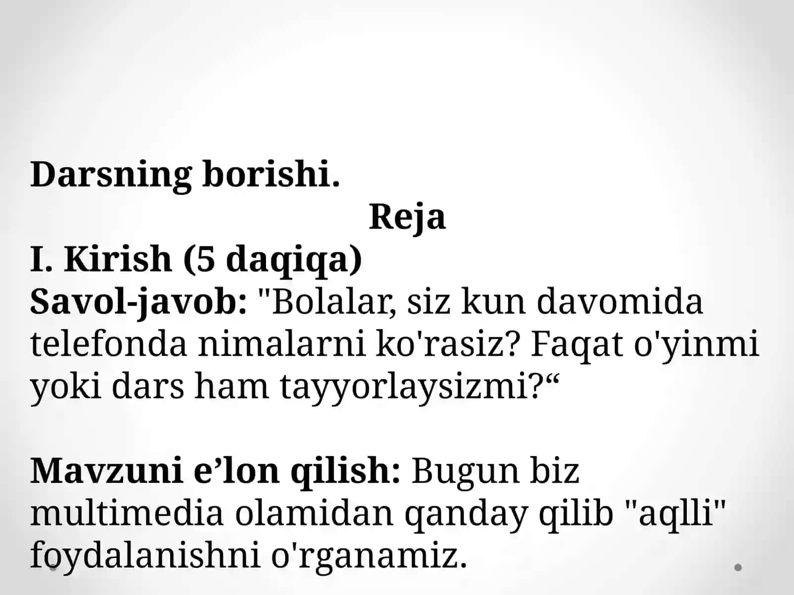 Multimediyadan maqsadli foydalanish 3