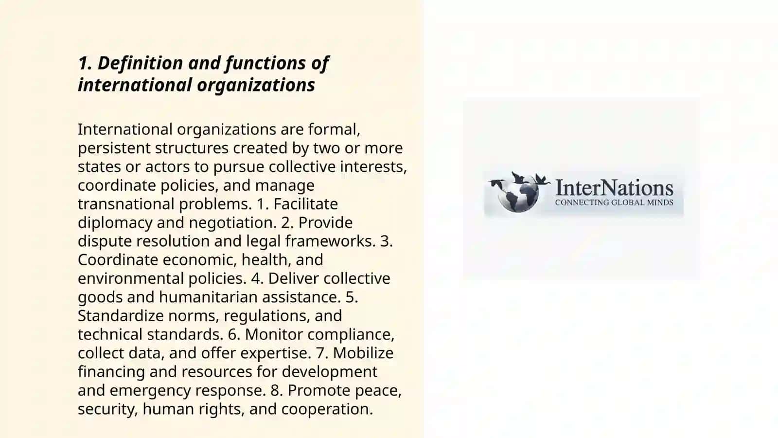 International Organizations 3