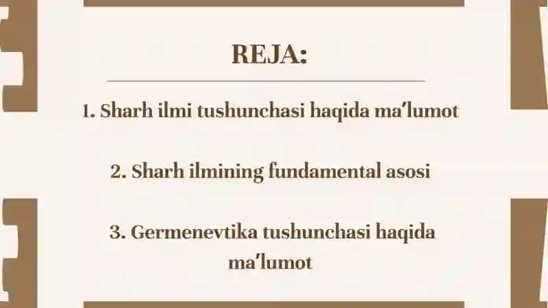Sharh ilmi va germenevtika 3