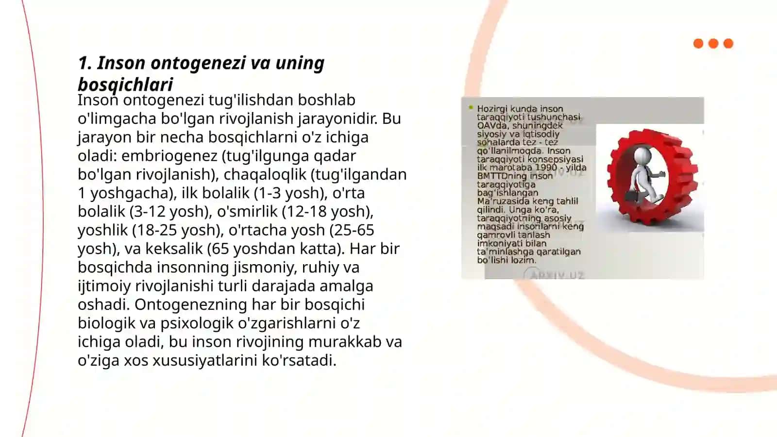 Inson psixikasini ontogenezda 3