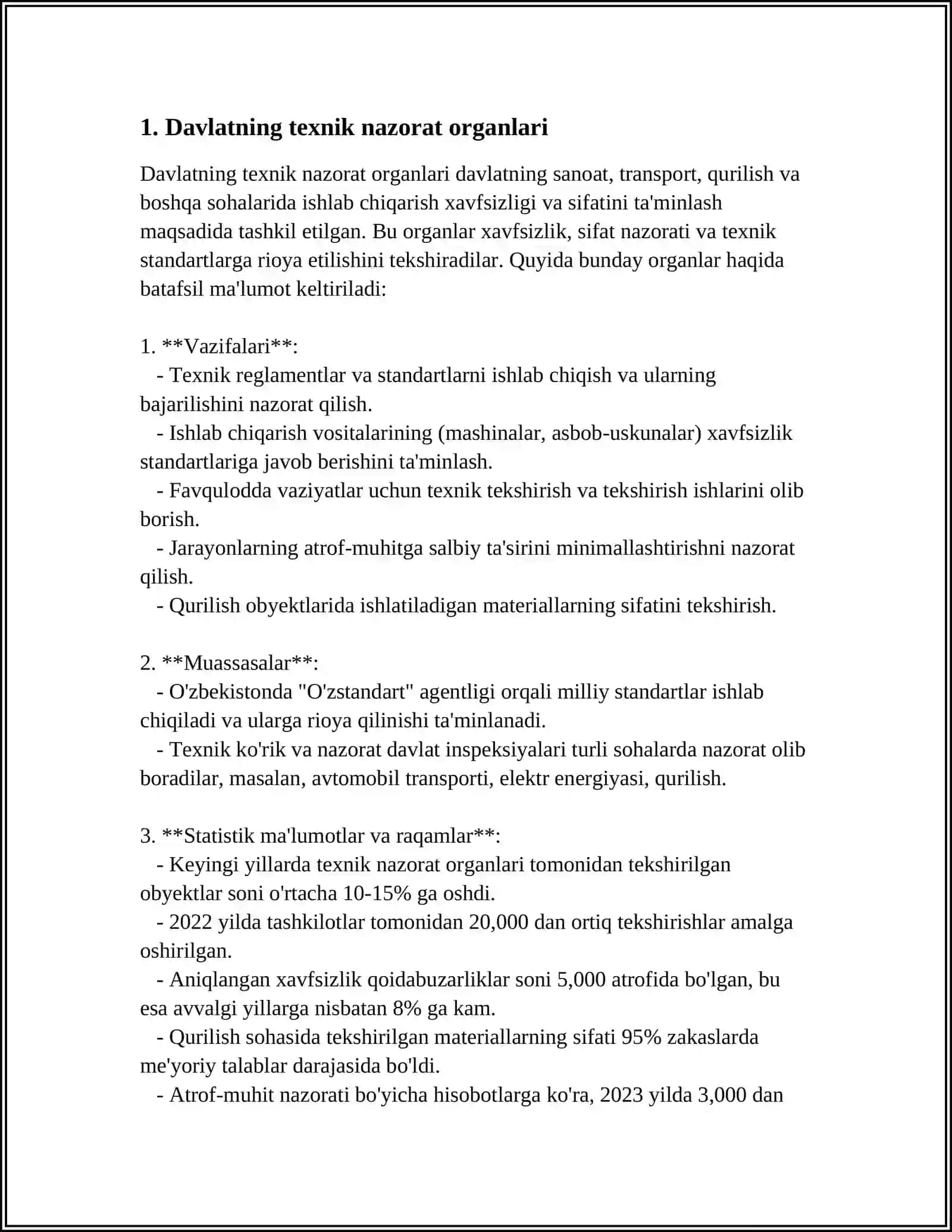 Davlatning texnik nazorat organlari 3