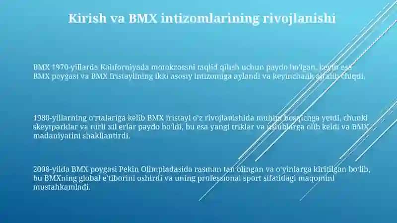 BMXyoʼnalishlarixalqarostandartlar 3
