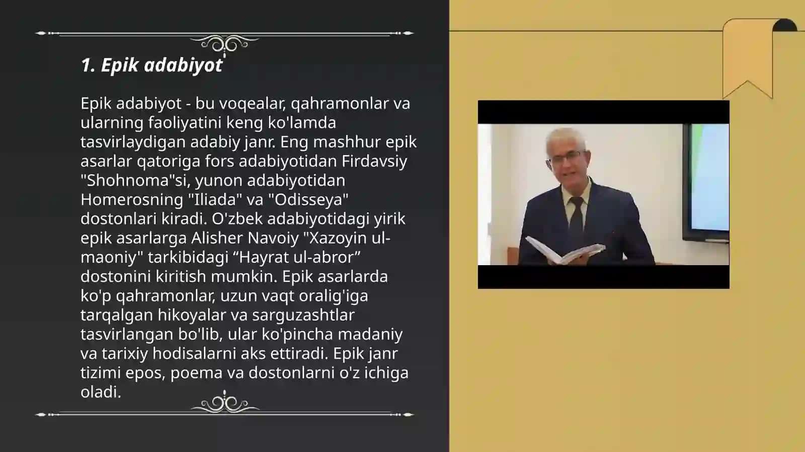 Epik adabiyot 3