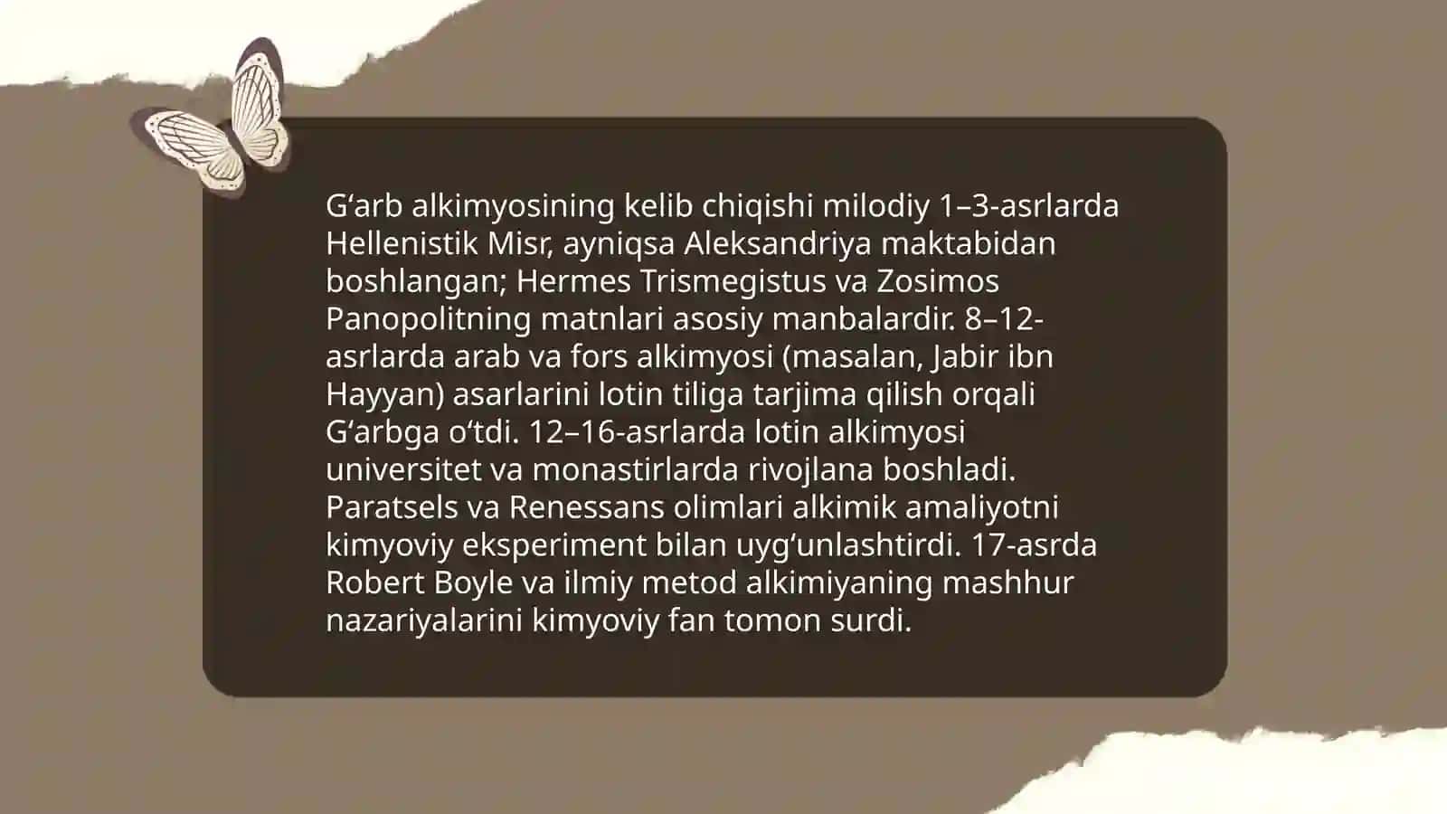 Gʻarb alkimyosi 3
