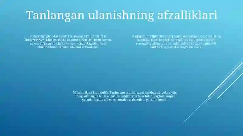 Yig'Ma Shinalarga Ulanmalarni Tanlab Ulash Zanjirlari 3