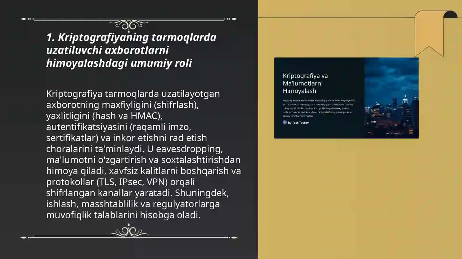 Kriptografiyaning Kuchlari 3