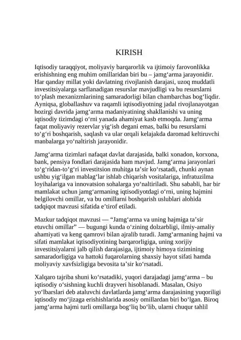 JAMG’ARMA VA UNING HAJMIGA TA’SIR ETUVCHI OMILLAR 3