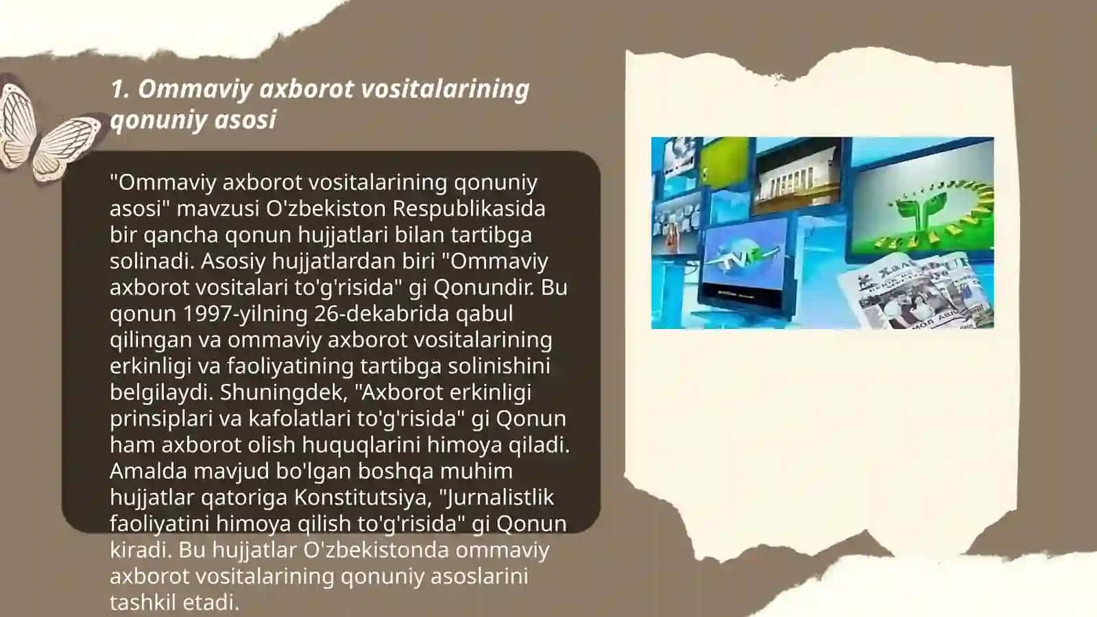 Ommaviy axborot vositalarining faoliyati 3