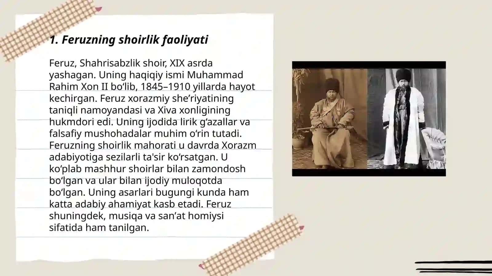Feruz-shoir va ma'rifatparvar 3