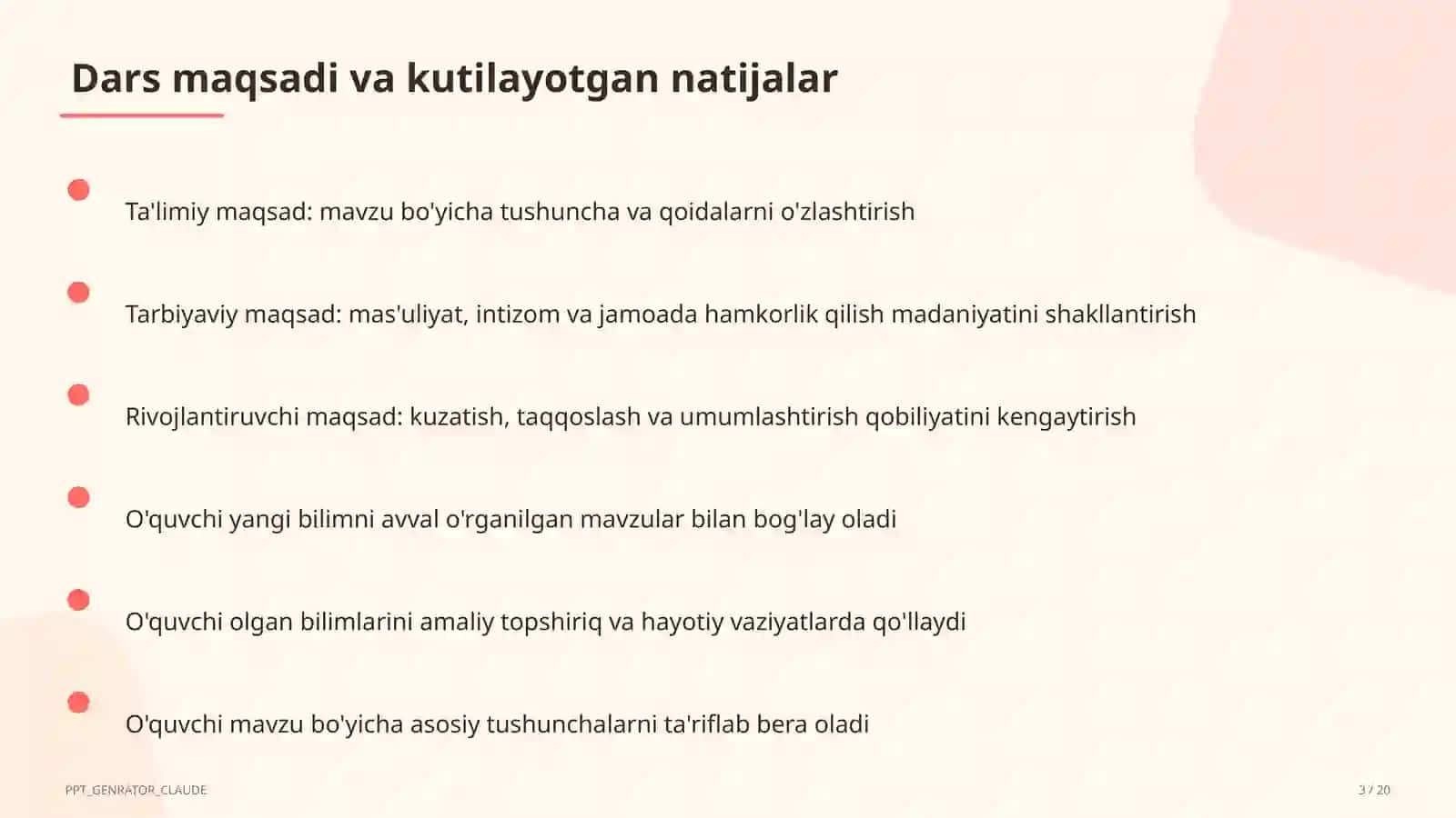 Qurilish chizmalari: bino plani (9-sinf) 3