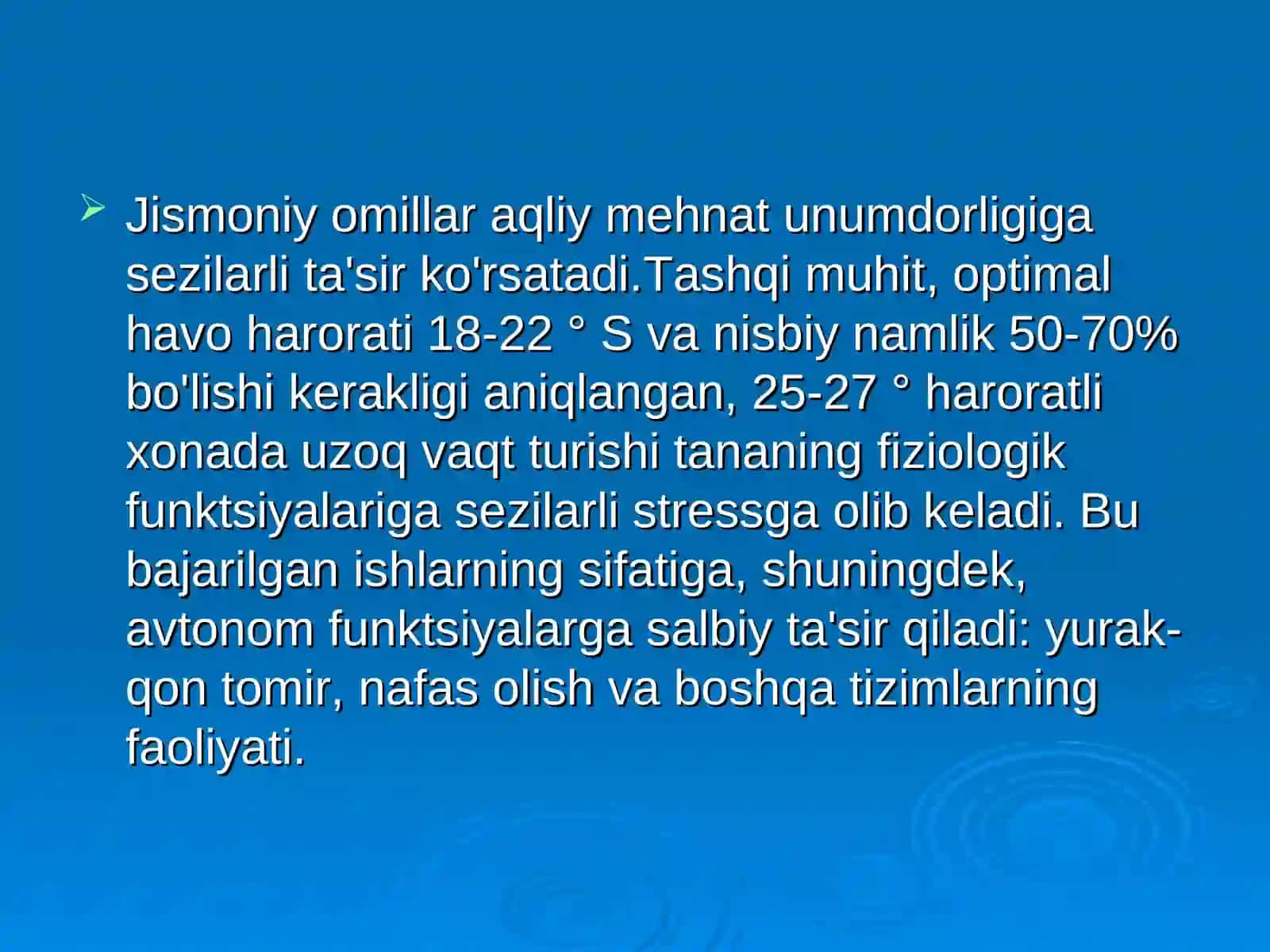 Ruhiy-fiziologik omillar 3