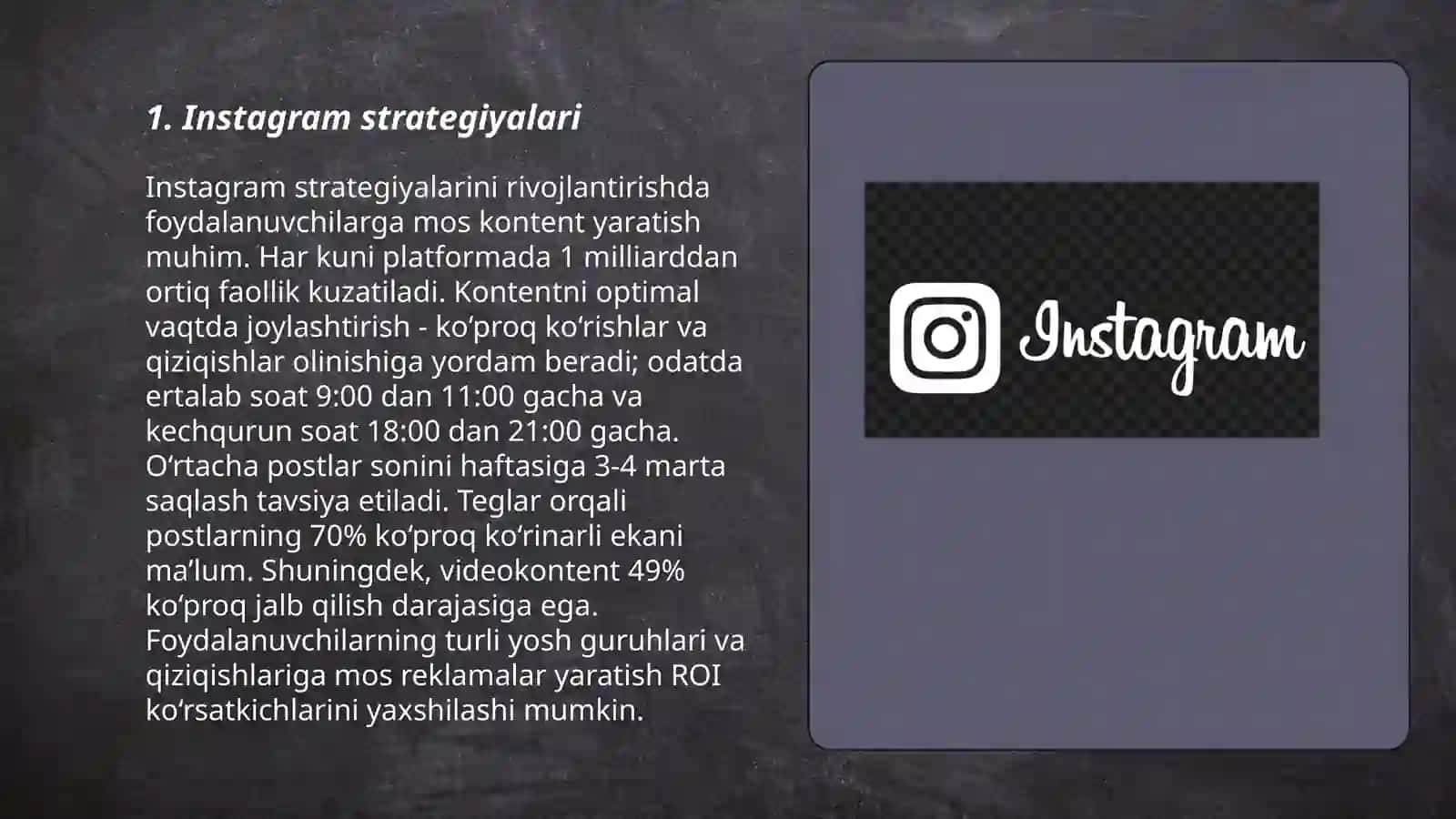 Instagram strategiyalari 3