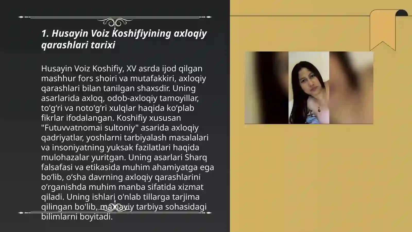 Husayin Voiz Koshifiyning Axloqiy Qarashlari 3