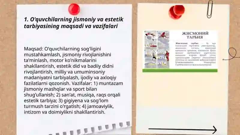 O'quvchilarning jismoniy va estetik tarbiyasi 3