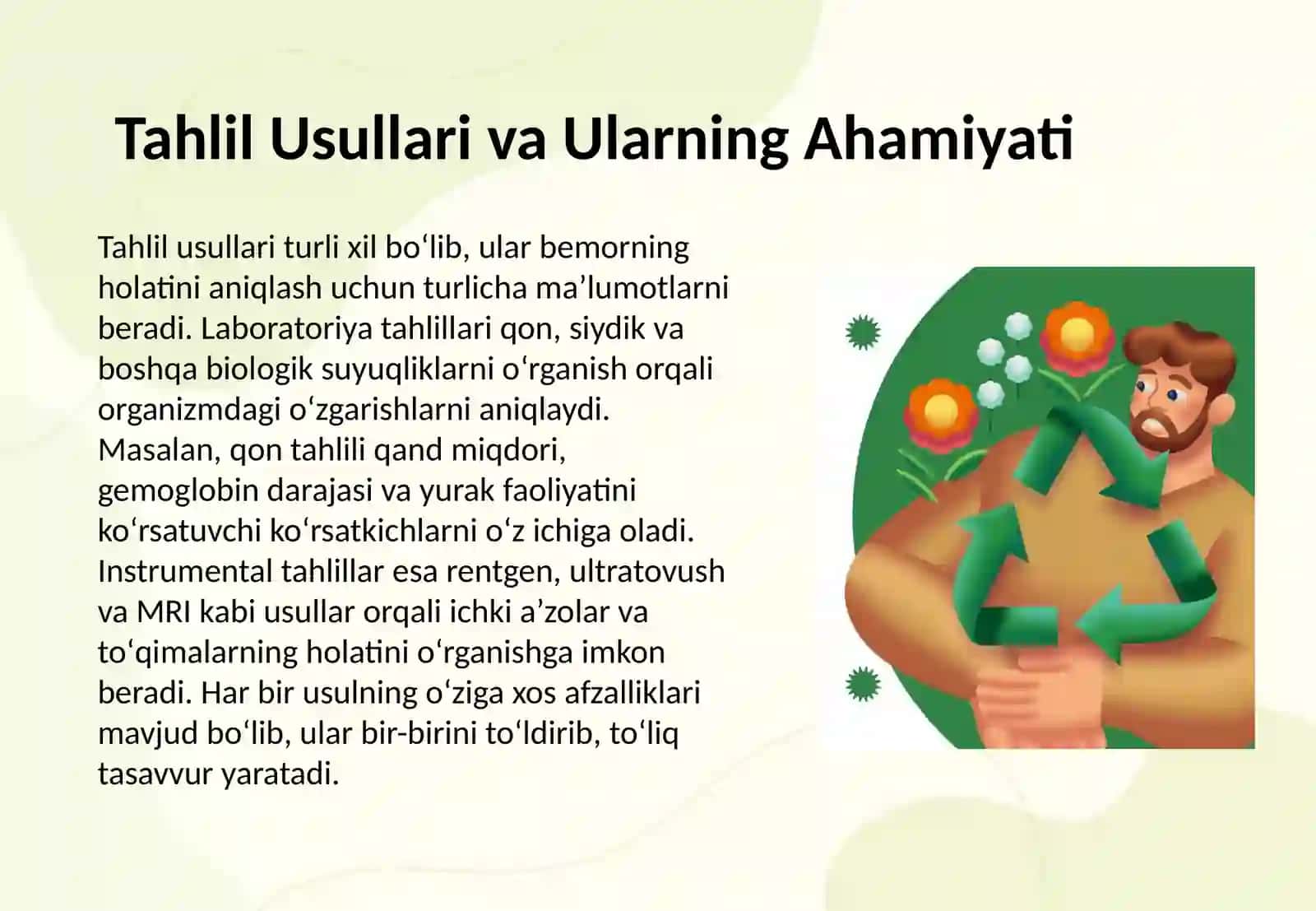 Salomatlikni tahlil qilish metodikasi 3