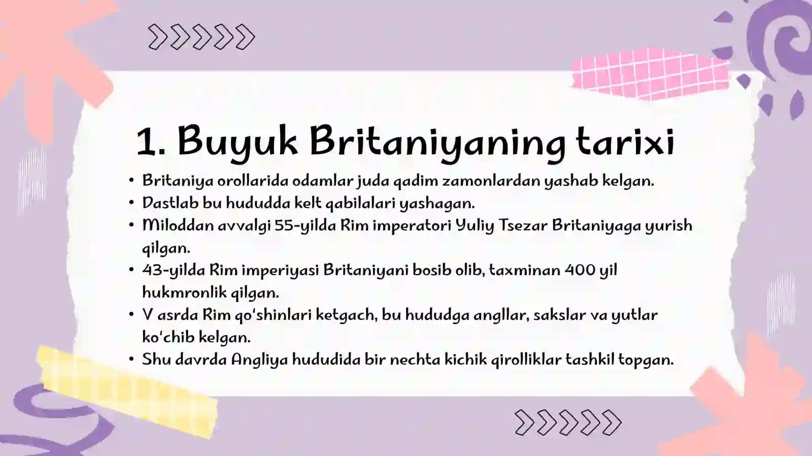 Buyuk Britaniyaning vujudga kelishi 3