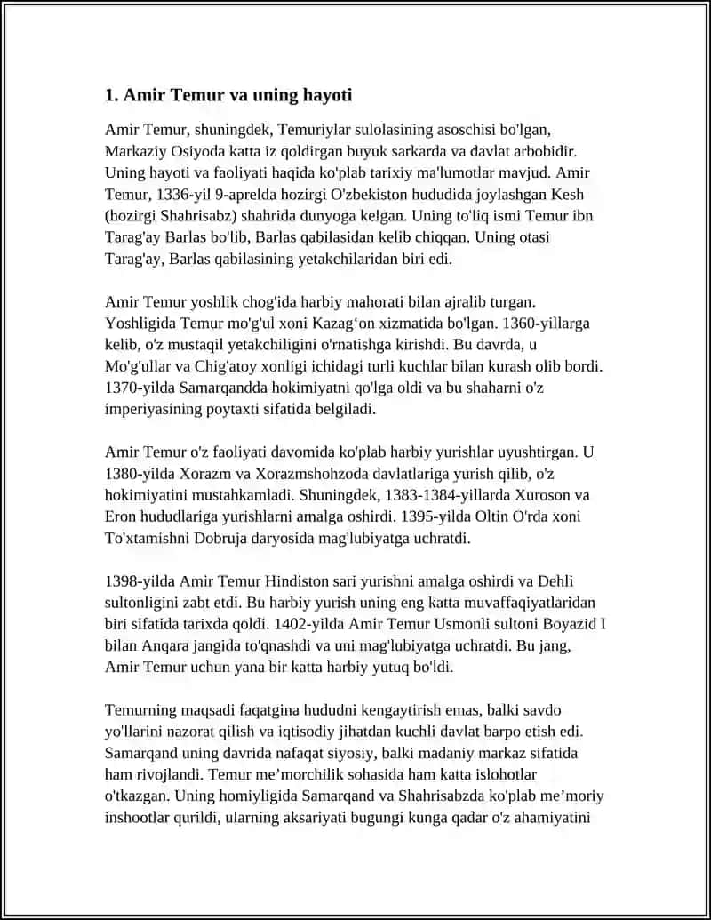 AMIR TEMUR BUYUK SHAXS 3