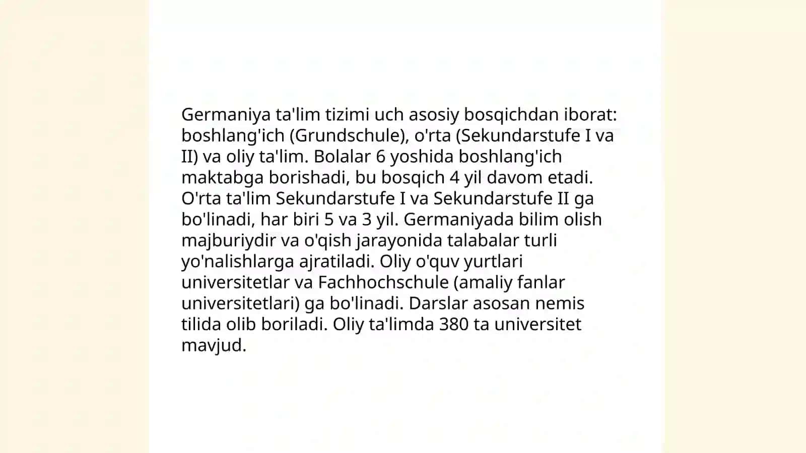 Germaniyada boshlangʻich taʼlim 3
