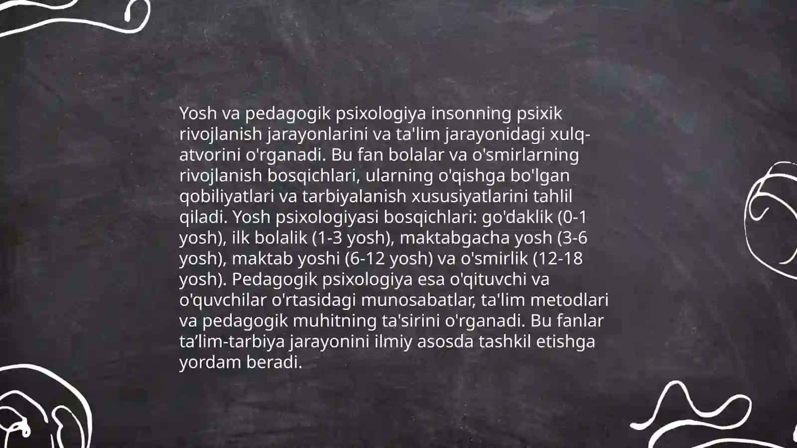 Yosh va pedagogik psixologiya 3