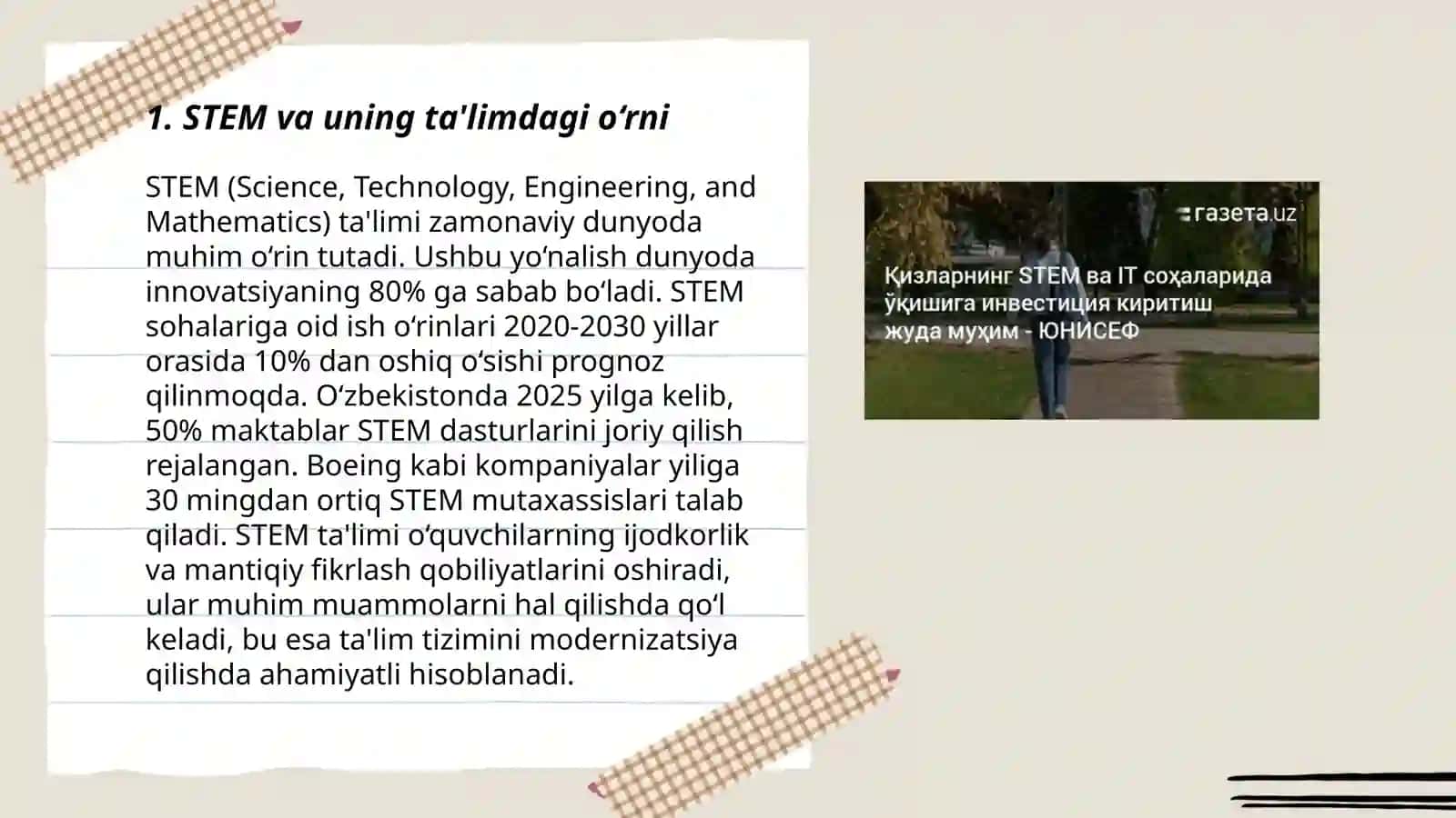 STEM va STEMning rivojlanishi 3