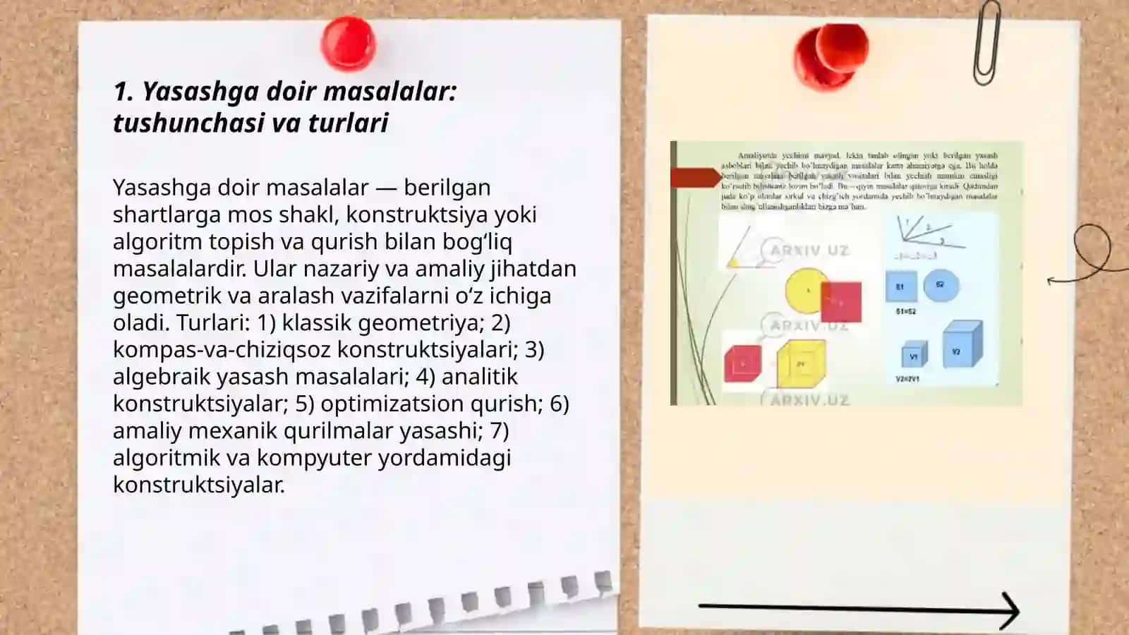 Yasashga doir masalalar 3