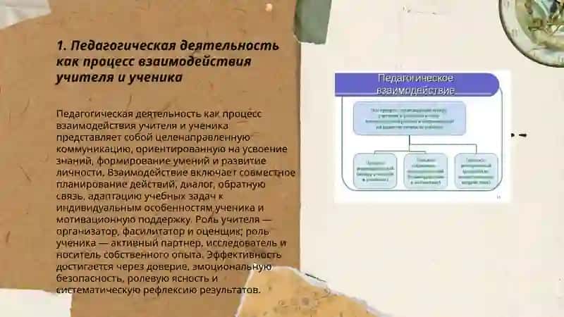 Педагогическая деятельность как взаимодействие. Учитель в ученик как субъекты педагогического взаимодействия 3