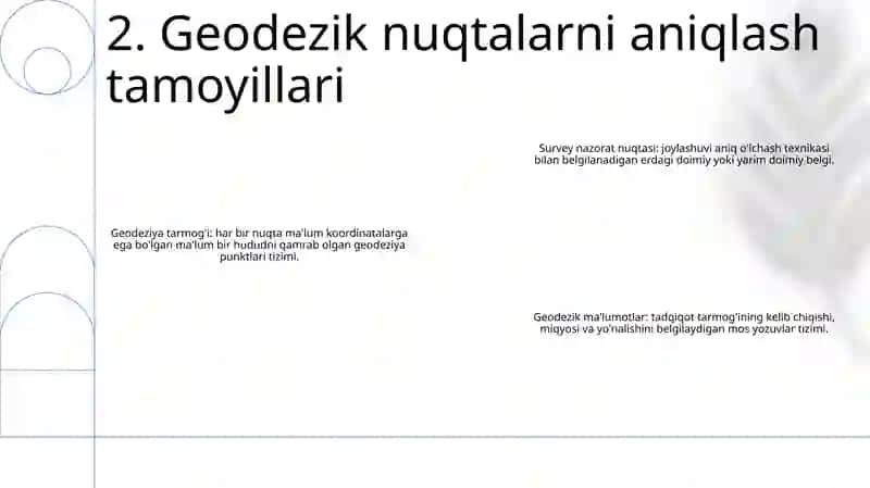 Topografik Xaritalarda Geodezik Nuqtani Aniqlash 3
