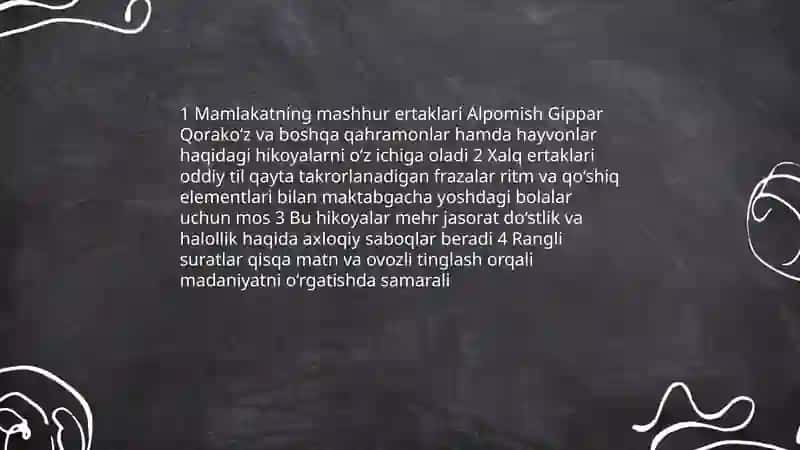 Mamlakatning mashhur ertaklari va xalq hikoyalari 3
