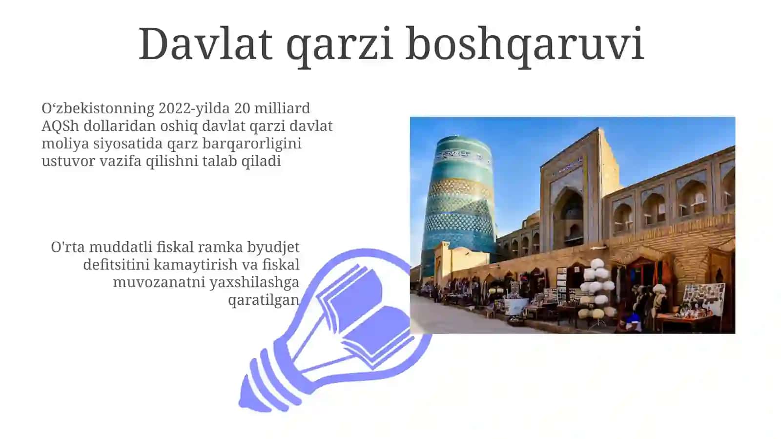 O‘zbekiston Respublikasi moliya siyosatining asosiy yo‘nalishlari 3