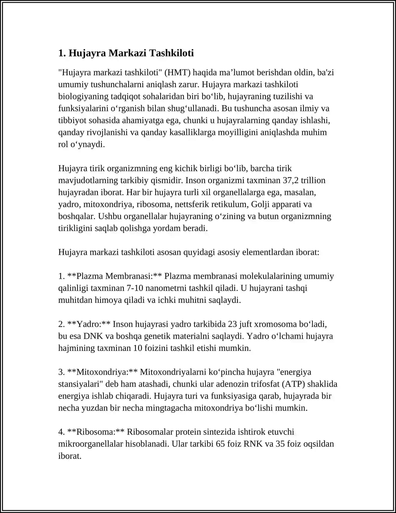 Hujayra Markazi 3