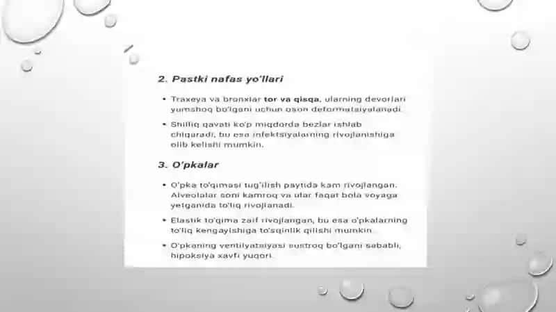 Bolalarda nafasyoʻllarini anatomofiziologik xususiyatlari 3