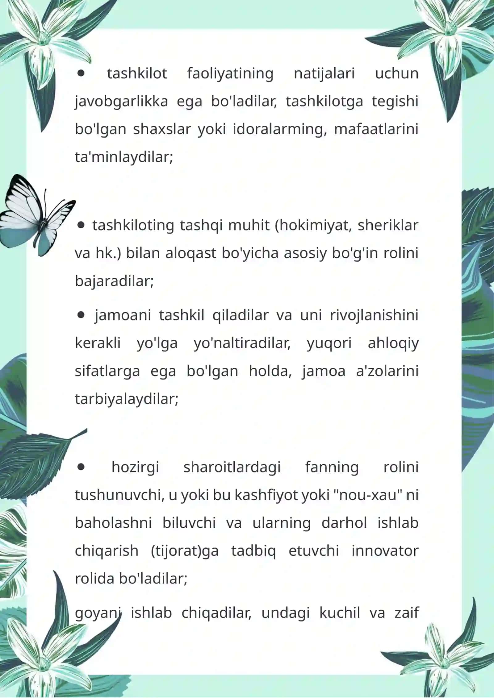 Menejerning uslubi va imidji 3
