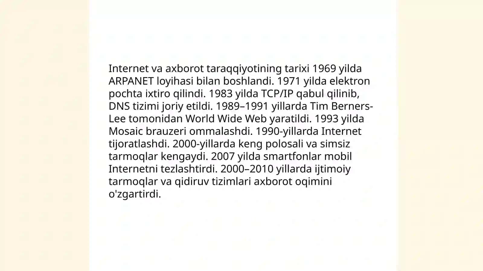 Internet va axborot taraqqiyoti 3