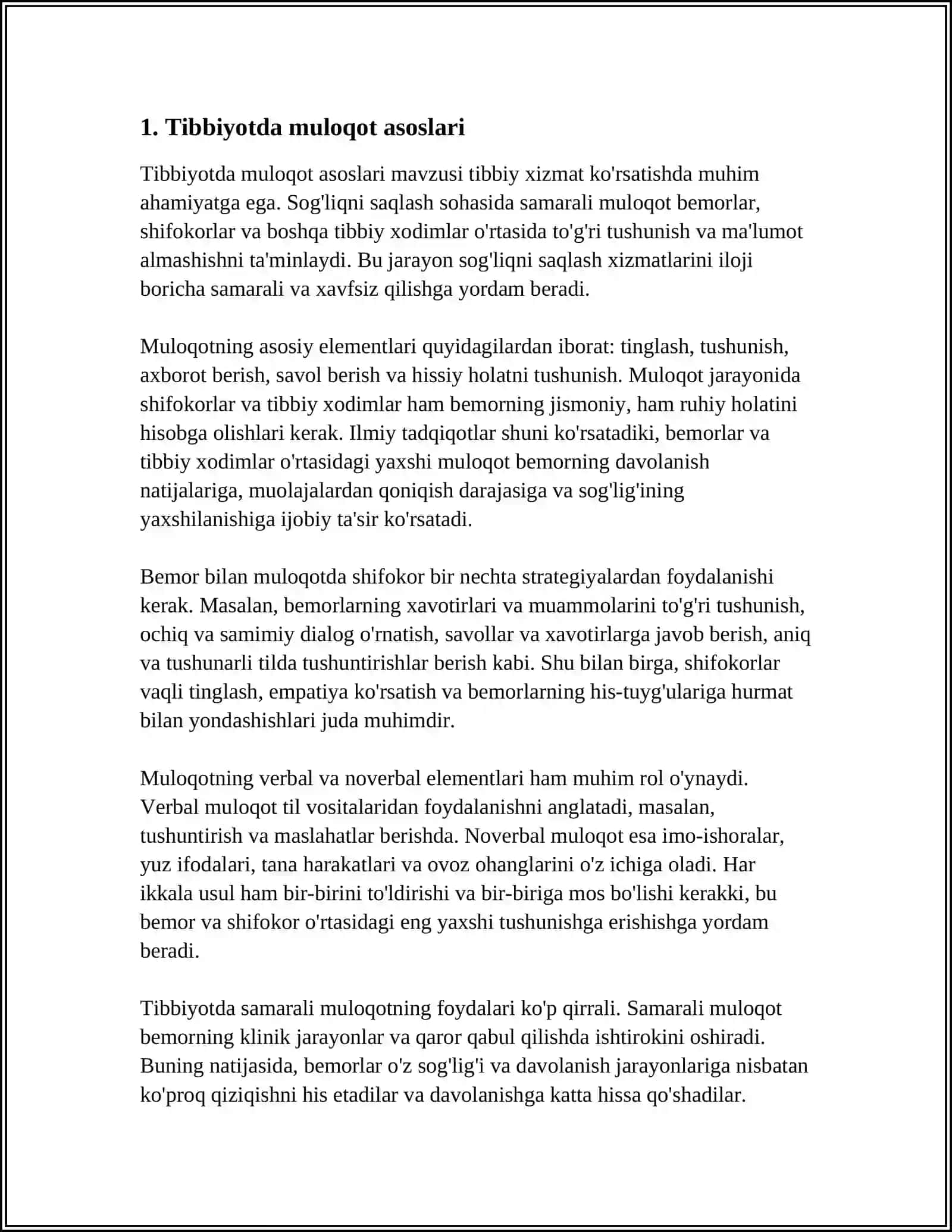 TIBBIY FAOLIYATDA SHAXSLARARO MUNOSABATLAR 3