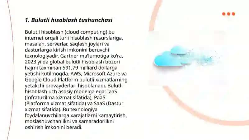 Bulutli hisoblash tushunchasi 3