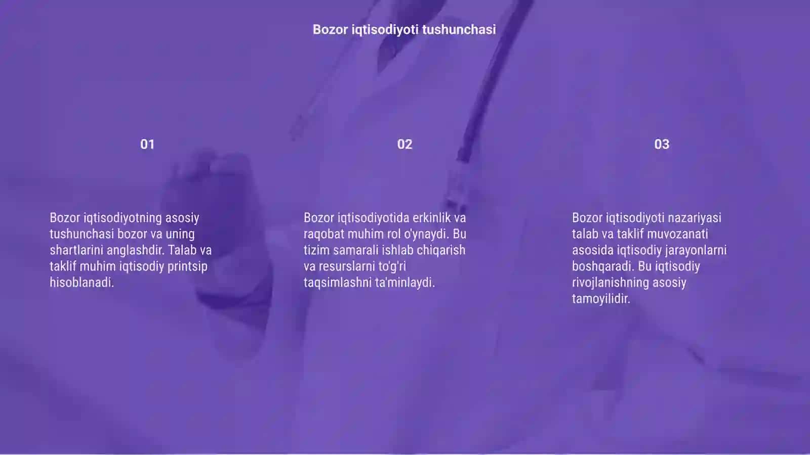 Bozor iqtiaodiyoti nazariyasi 3