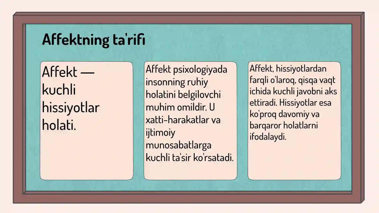 Affekt haqida tushuncha 3