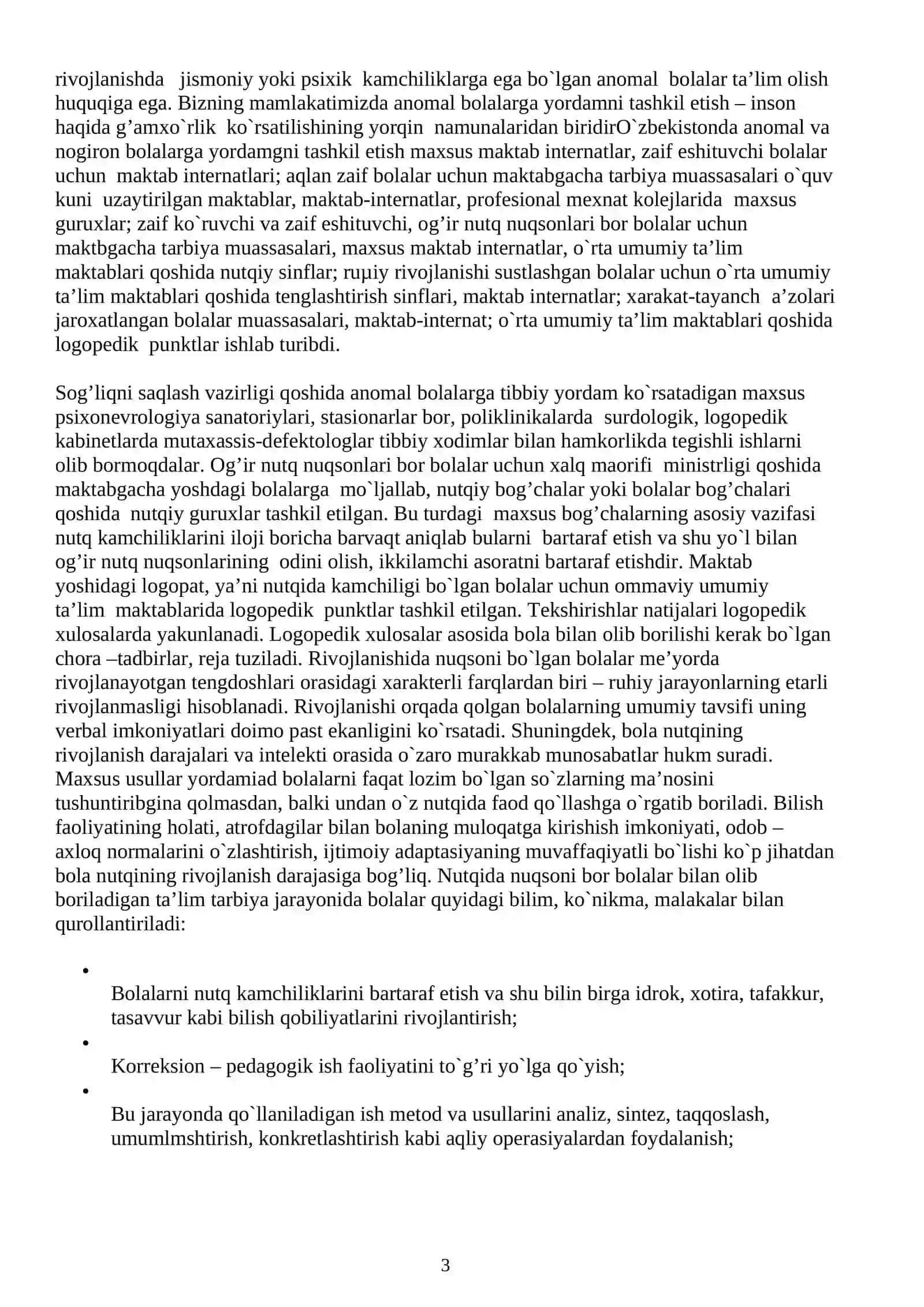 BOLALAR NUTQINING GRAMMATIK TOMONINI O'RGANISH 3