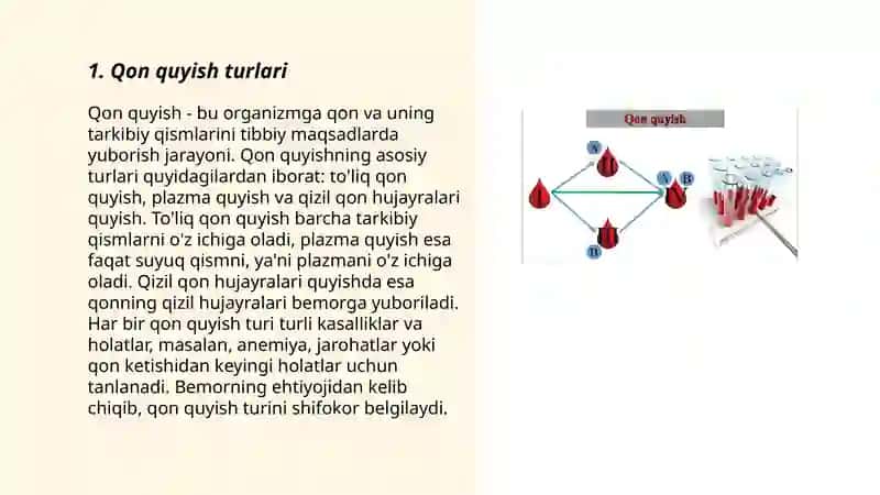 Qon quyish turlari 3