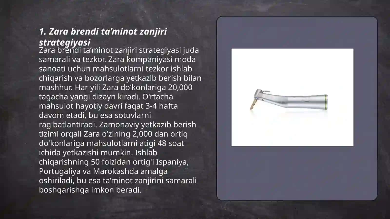Zara brendi ta’minot zanjiri 3