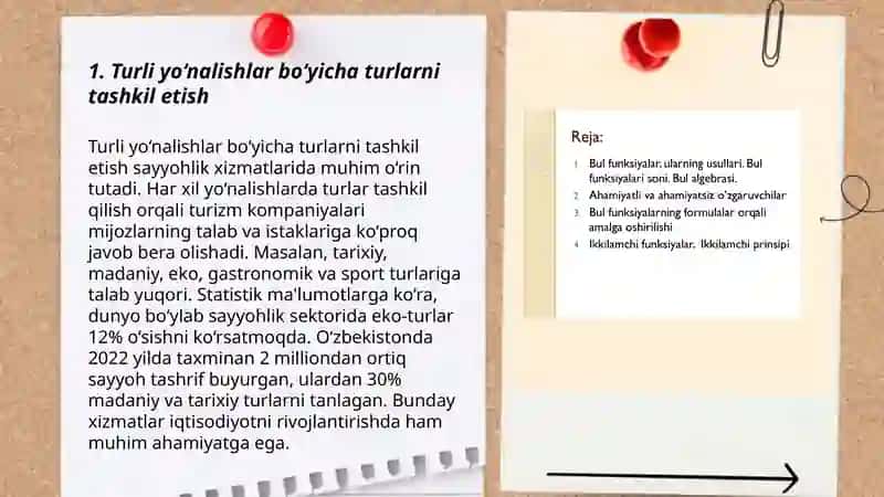 Turoperatorning asosiy funksiyalari 3