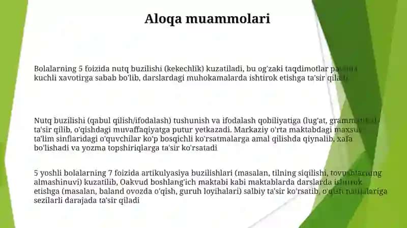Bolalarning nutqda kamchiligi 3