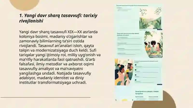 Yangi davr sharq tasavvufi 3