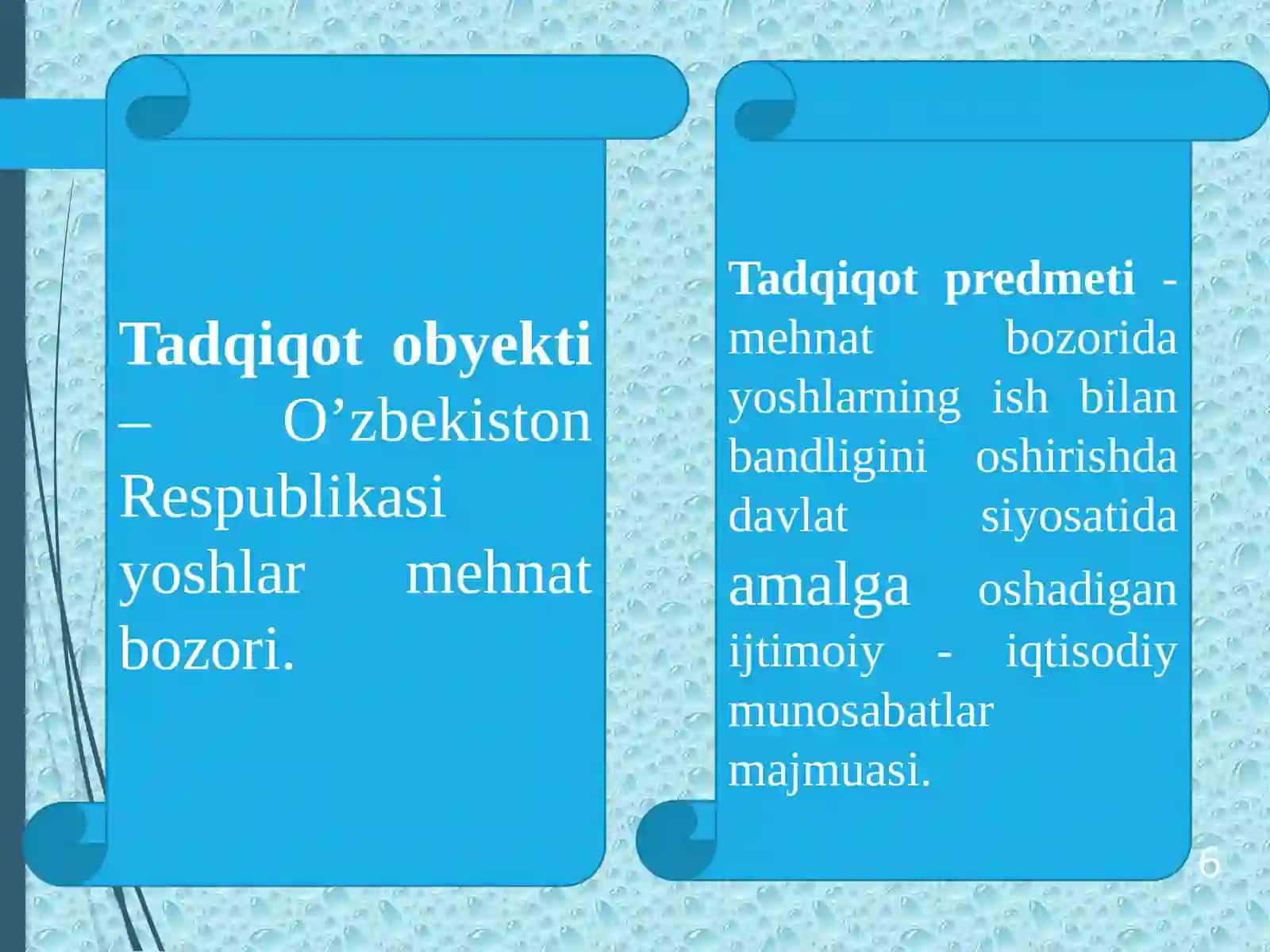 Yoshlar ish bilan bandligi muammosi 3