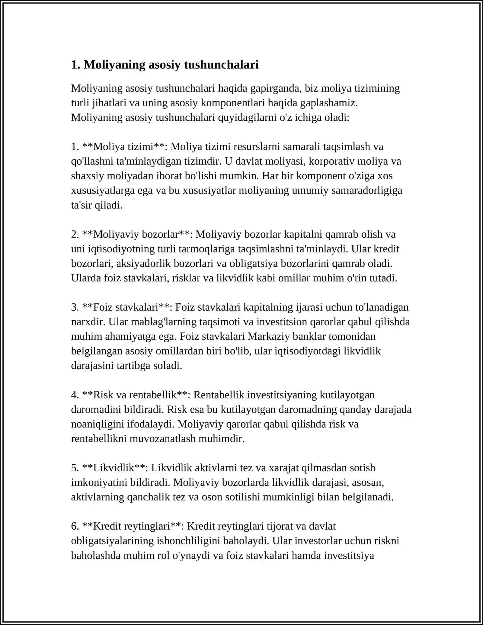 MOLIYANING MOHIYATI VA FUNKSIYALARI 3