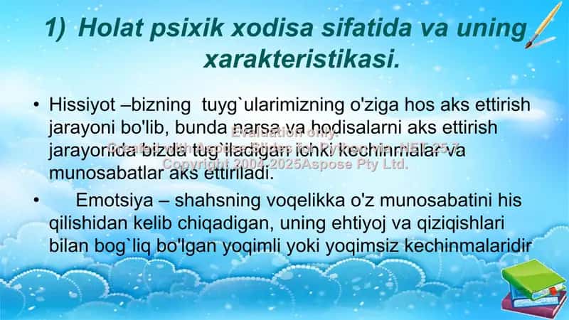 Emosional buzilishlar 3