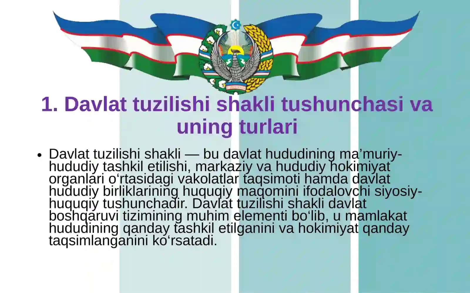 Davlat tuzilishi shakli 3