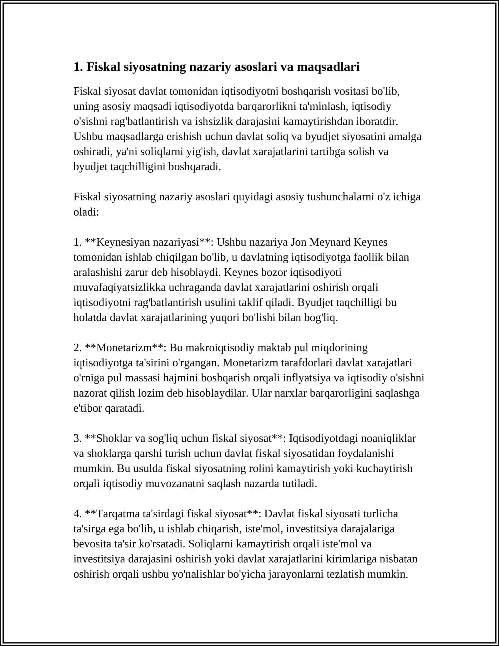 FISKAL SIYOSATI VA DAVLAT QARZI 3